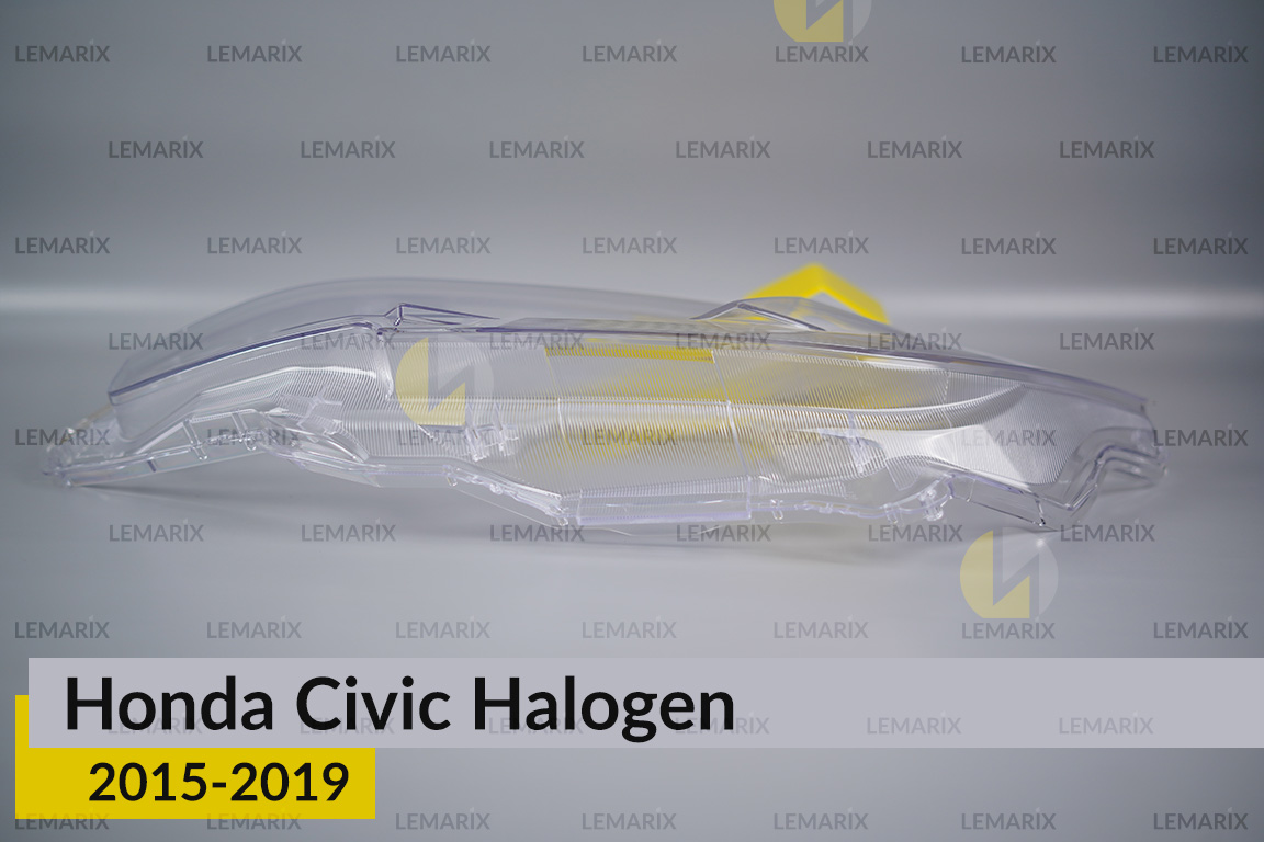 Скло фари Honda Civic Halogen (2015-2019) ліве