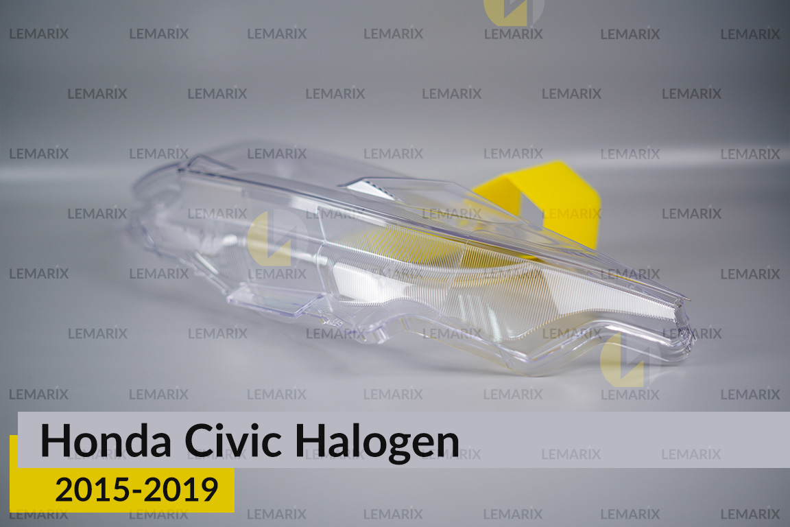 Скло фари Honda Civic Halogen (2015-2019) ліве