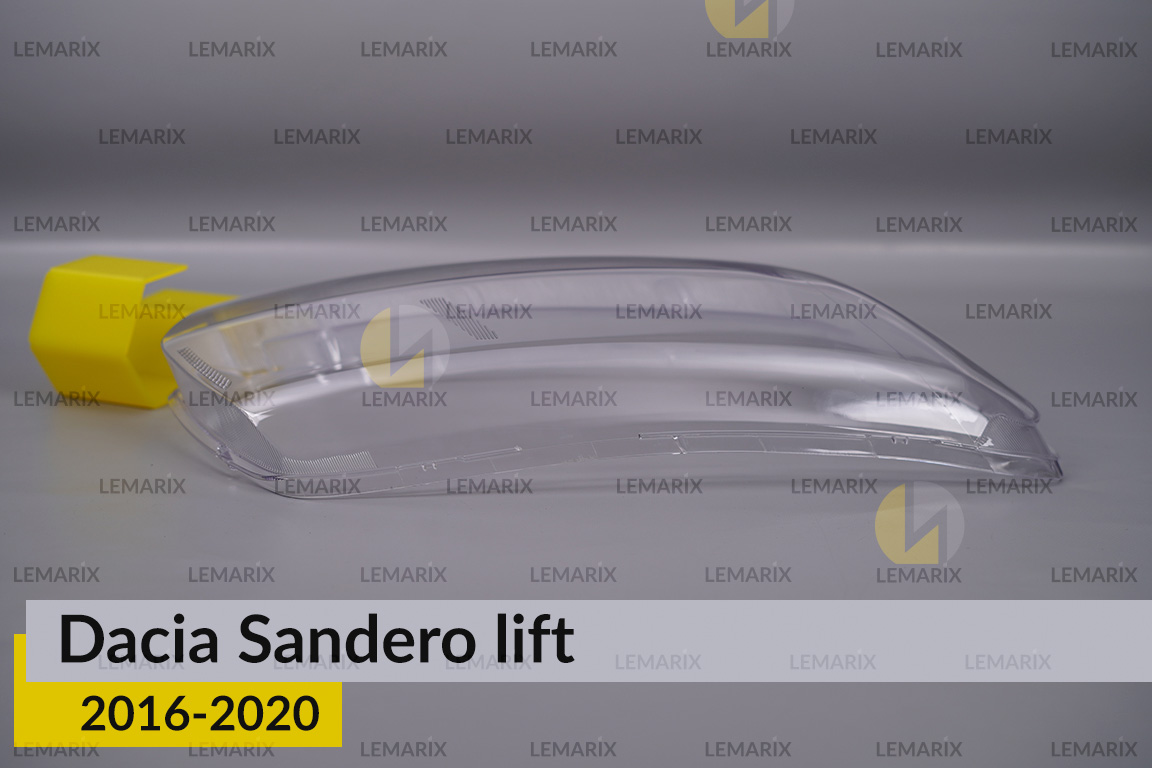 Скло фари Dacia Sandero (2016-2020) рест праве