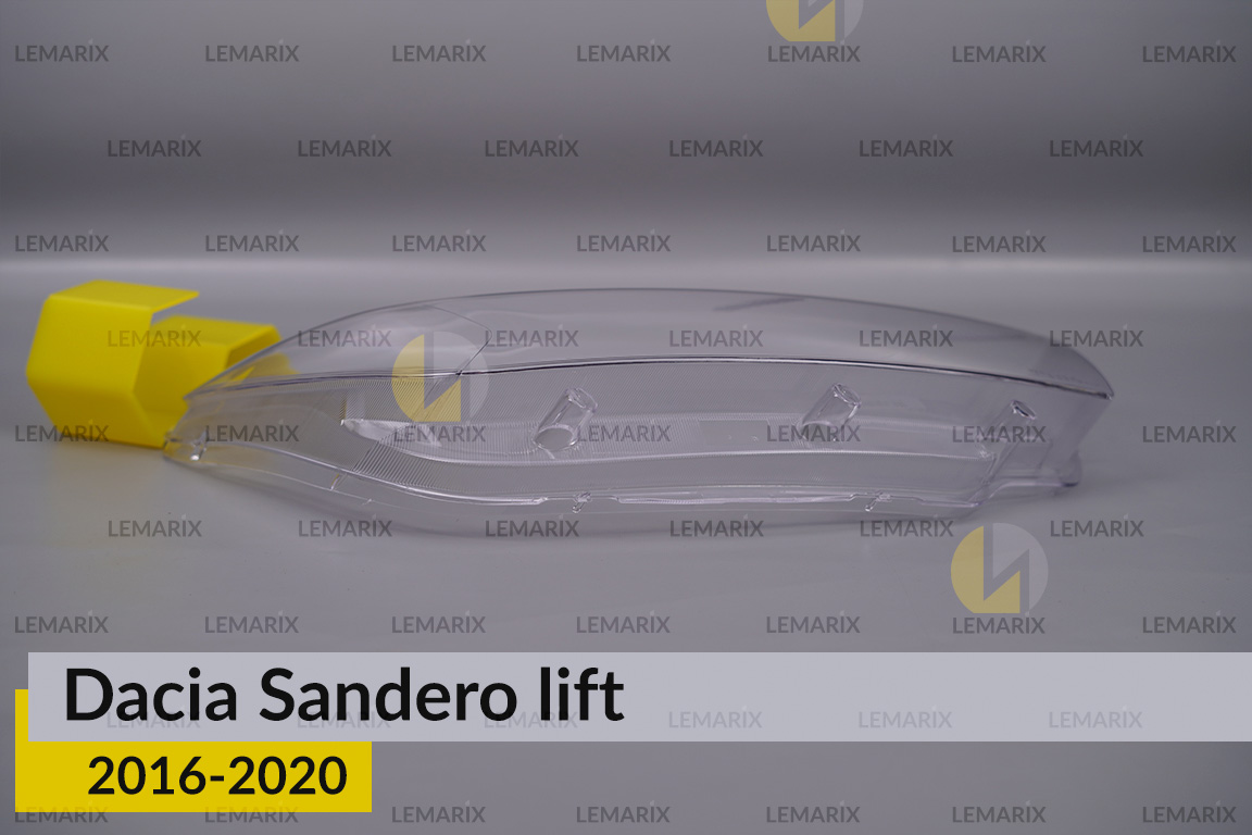 Скло фари Dacia Sandero (2016-2020) рест праве