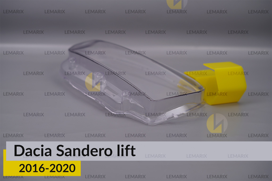Скло фари Dacia Sandero (2016-2020) рест праве