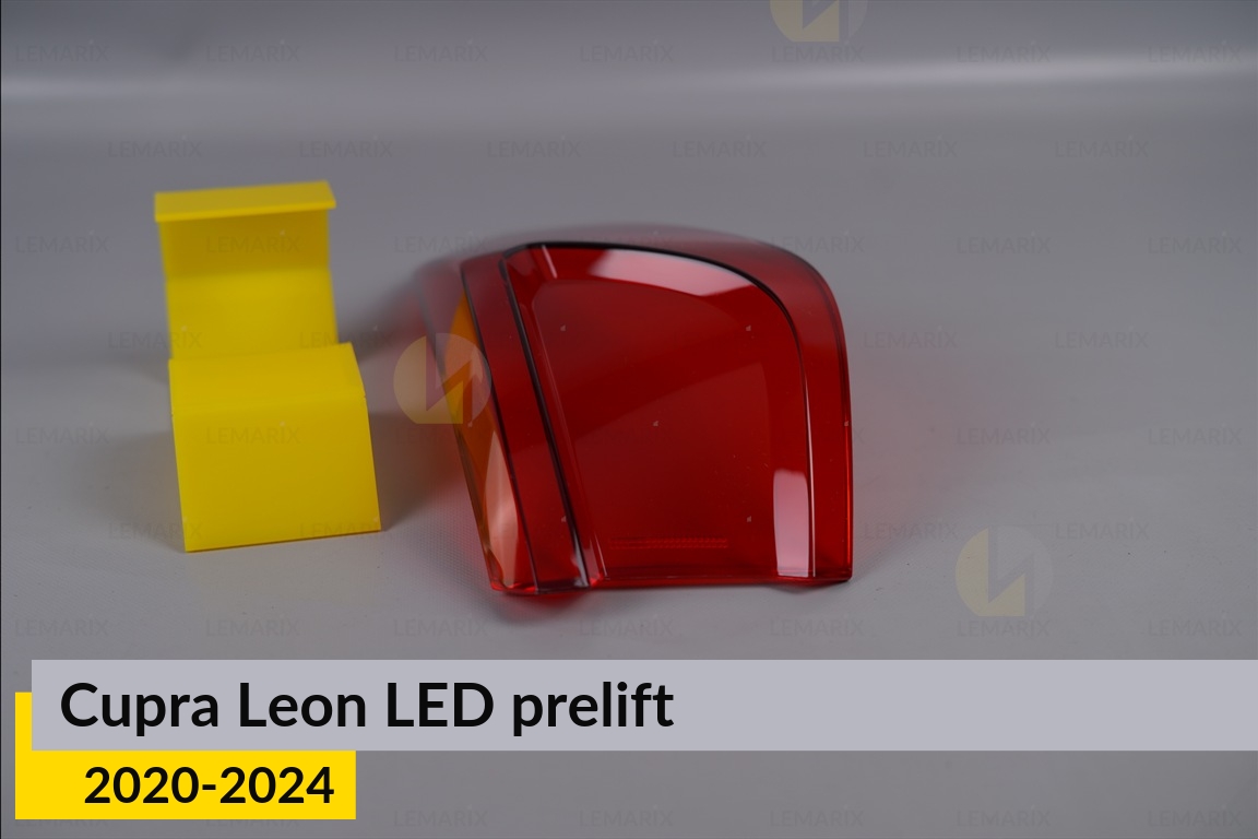 Скло заднього ліхтаря зовнішнє в крилі Seat Leon 4 LED (2020-2024) дорест праве