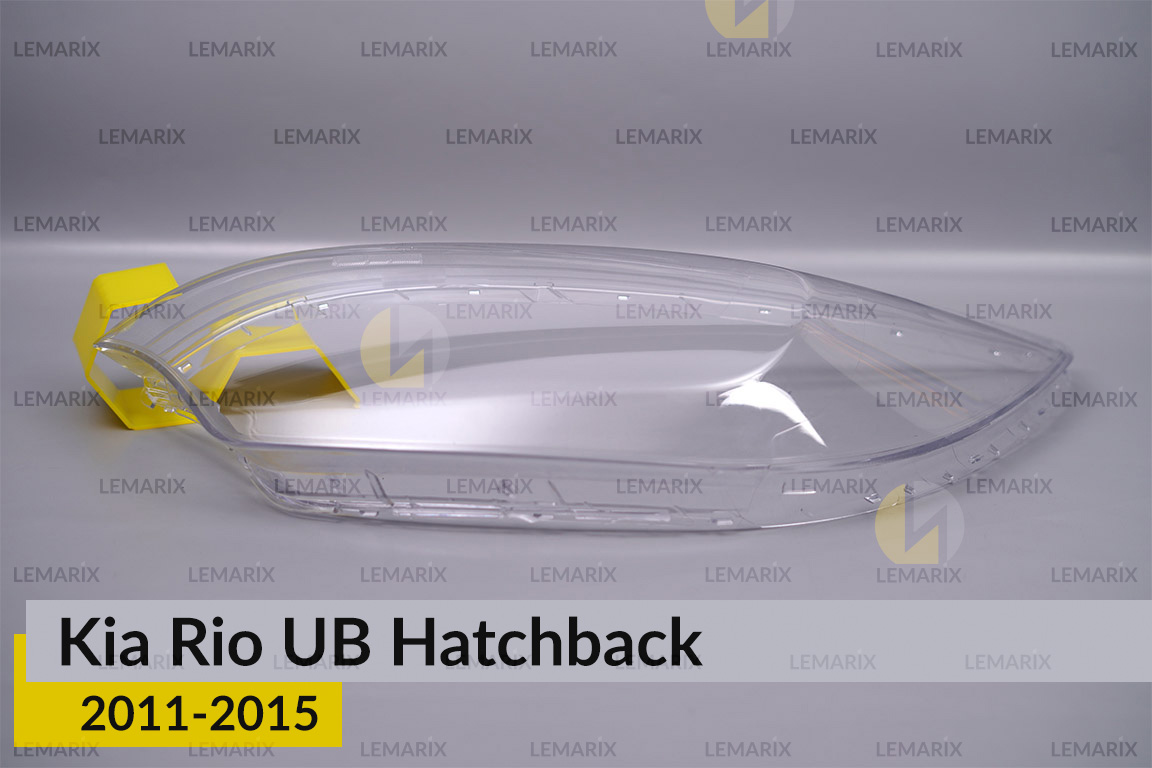 Скло фари KIA Rio UB Hatchback (2011-2015) ліве