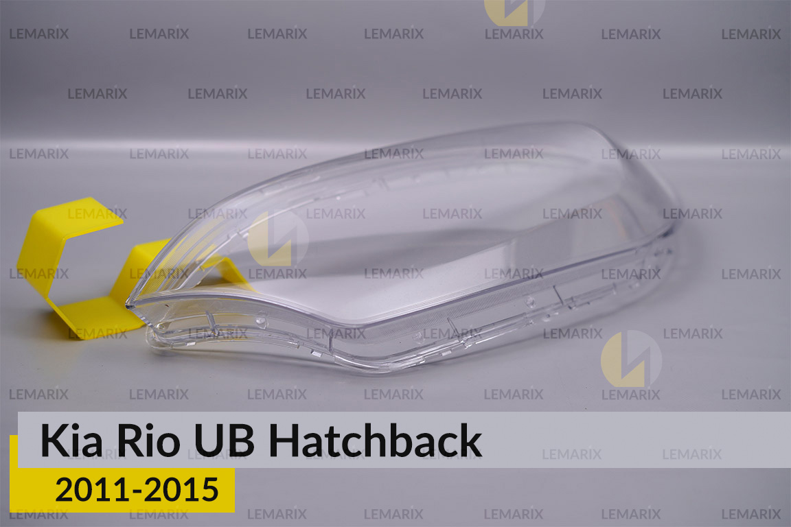 Скло фари KIA Rio UB Hatchback (2011-2015) ліве