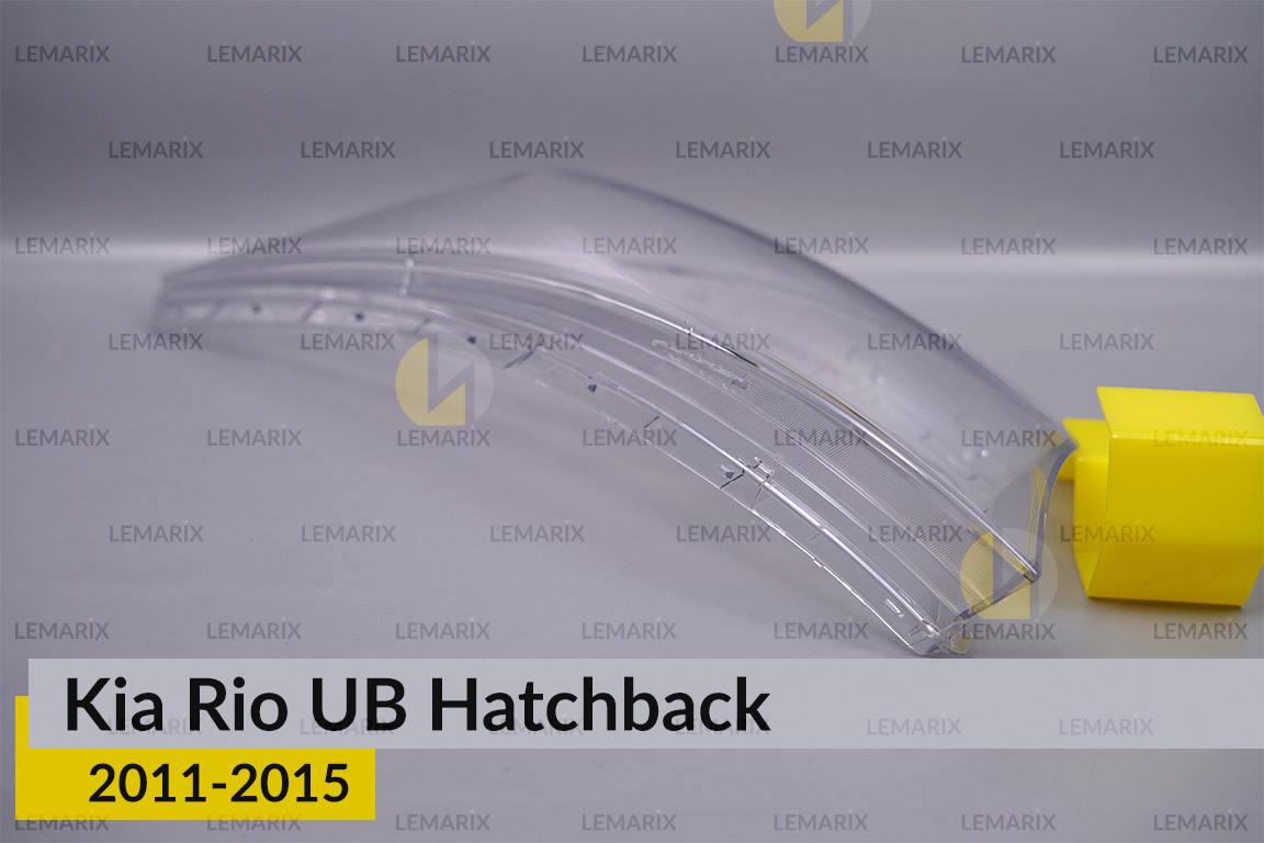 Скло фари KIA Rio UB Hatchback (2011-2015) ліве