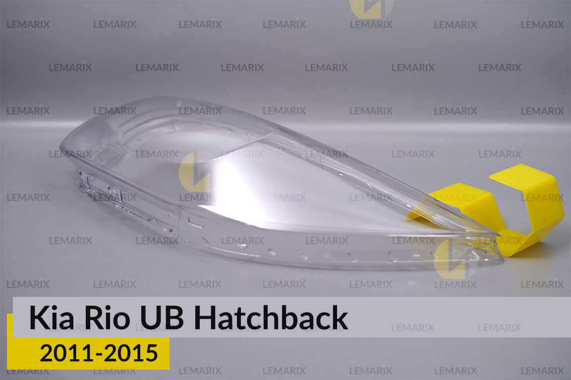 Скло фари KIA Rio UB Hatchback (2011-2015) ліве