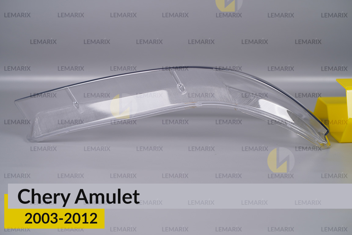 Скло фари Chery Amulet (2003-2012) ліве