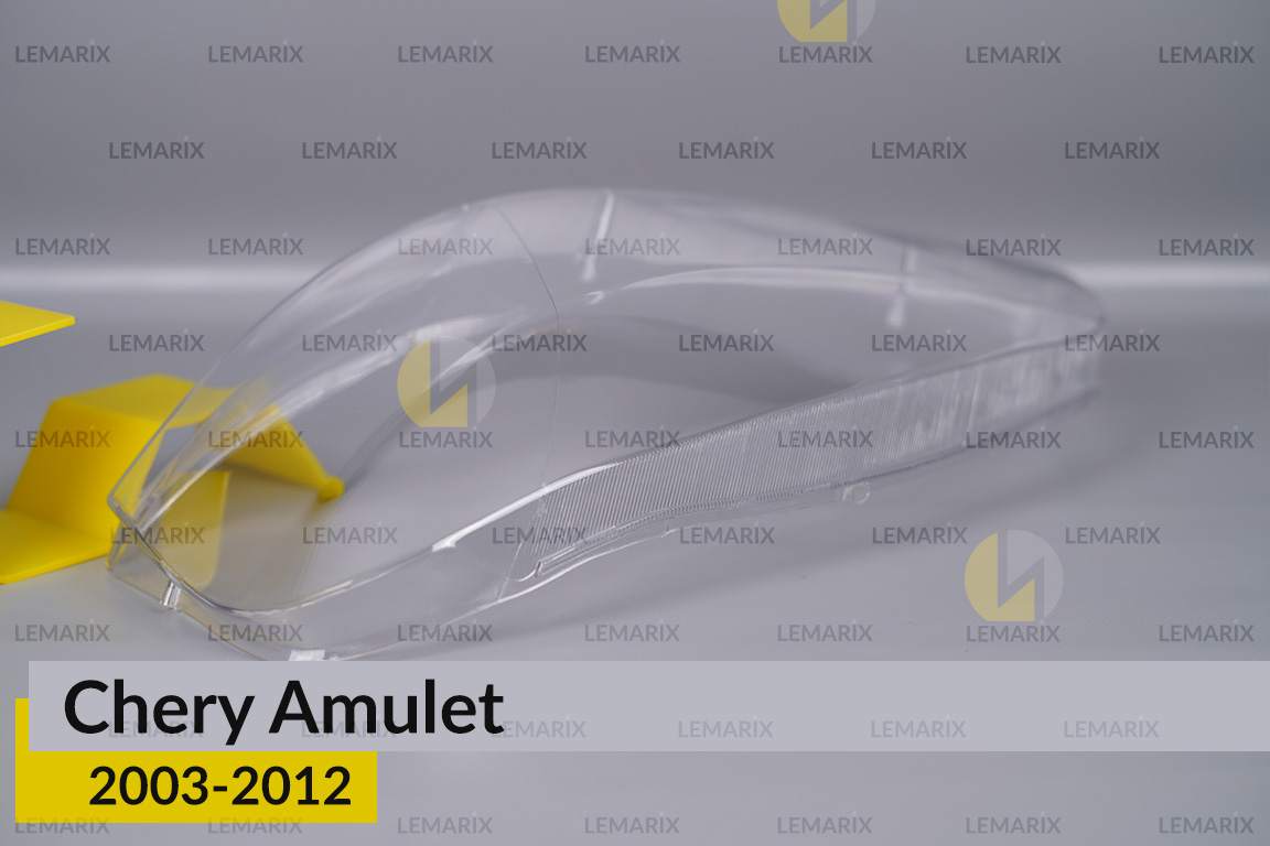 Скло фари Chery Amulet (2003-2012) ліве