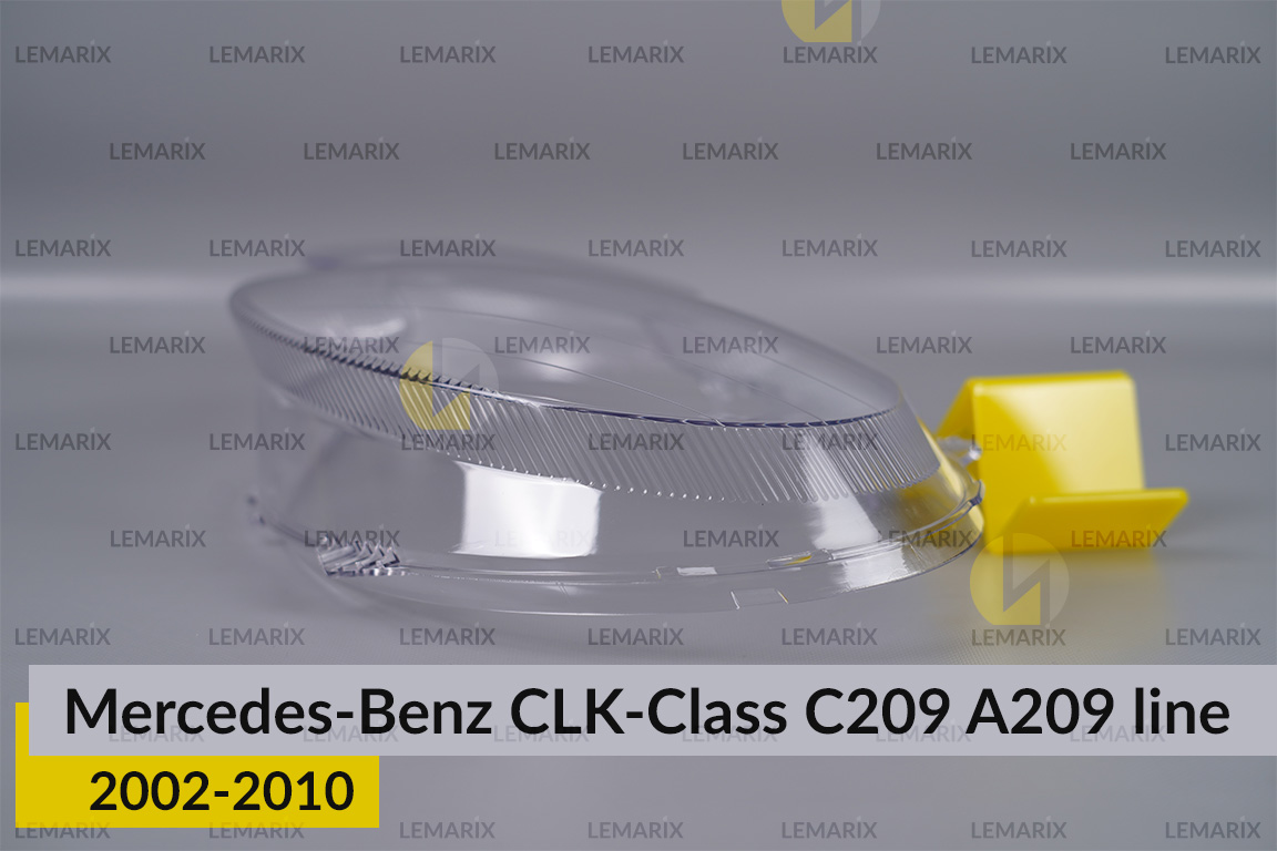 Скло фари Mercedes-Benz CLK-Class C209 A209 (2002-2010) полоски ліве