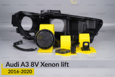 Сервісний комплект корпуса фар Audi A3 8V Xenon (2016-2020) рест правий
