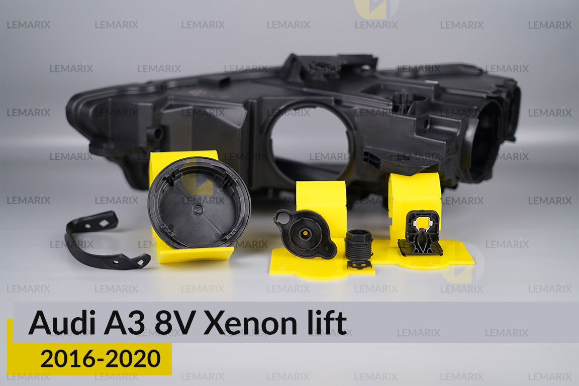 Сервісний комплект корпуса фар Audi A3 8V Xenon (2016-2020) рест правий