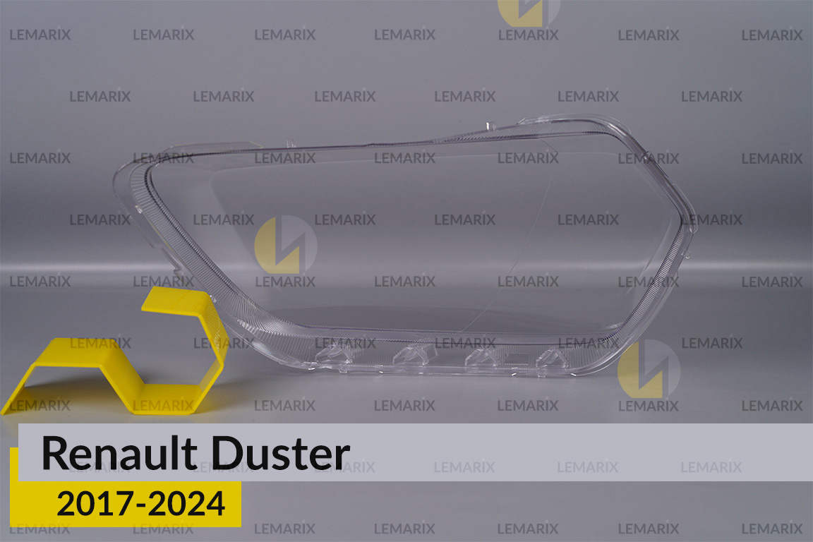 Скло фари Renault Duster LED (2017-2024) ліве