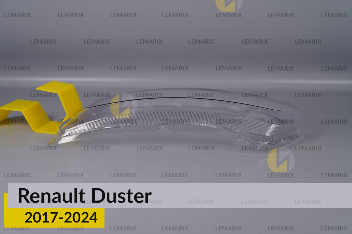 Скло фари Renault Duster LED (2017-2024) ліве