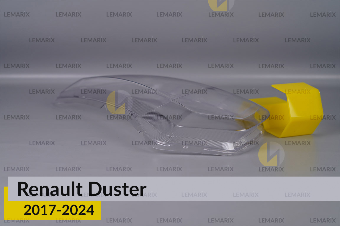 Скло фари Renault Duster LED (2017-2024) ліве