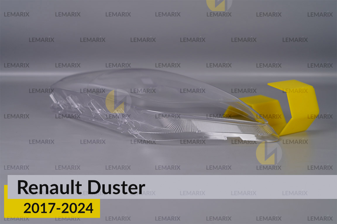 Скло фари Renault Duster LED (2017-2024) ліве