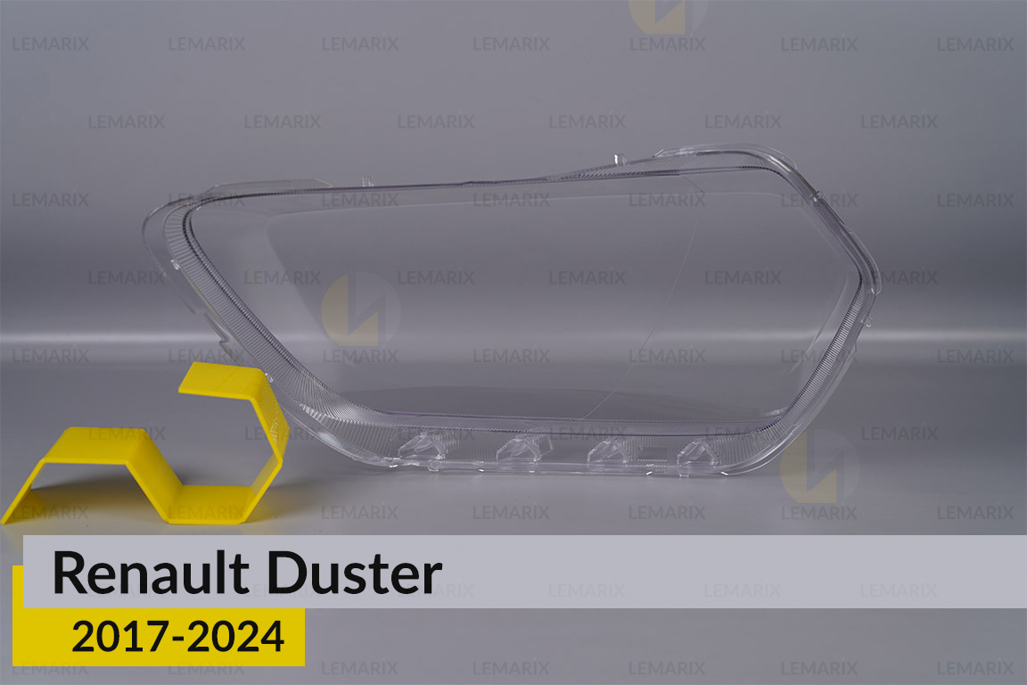 Скло фари Renault Duster LED (2017-2024) ліве