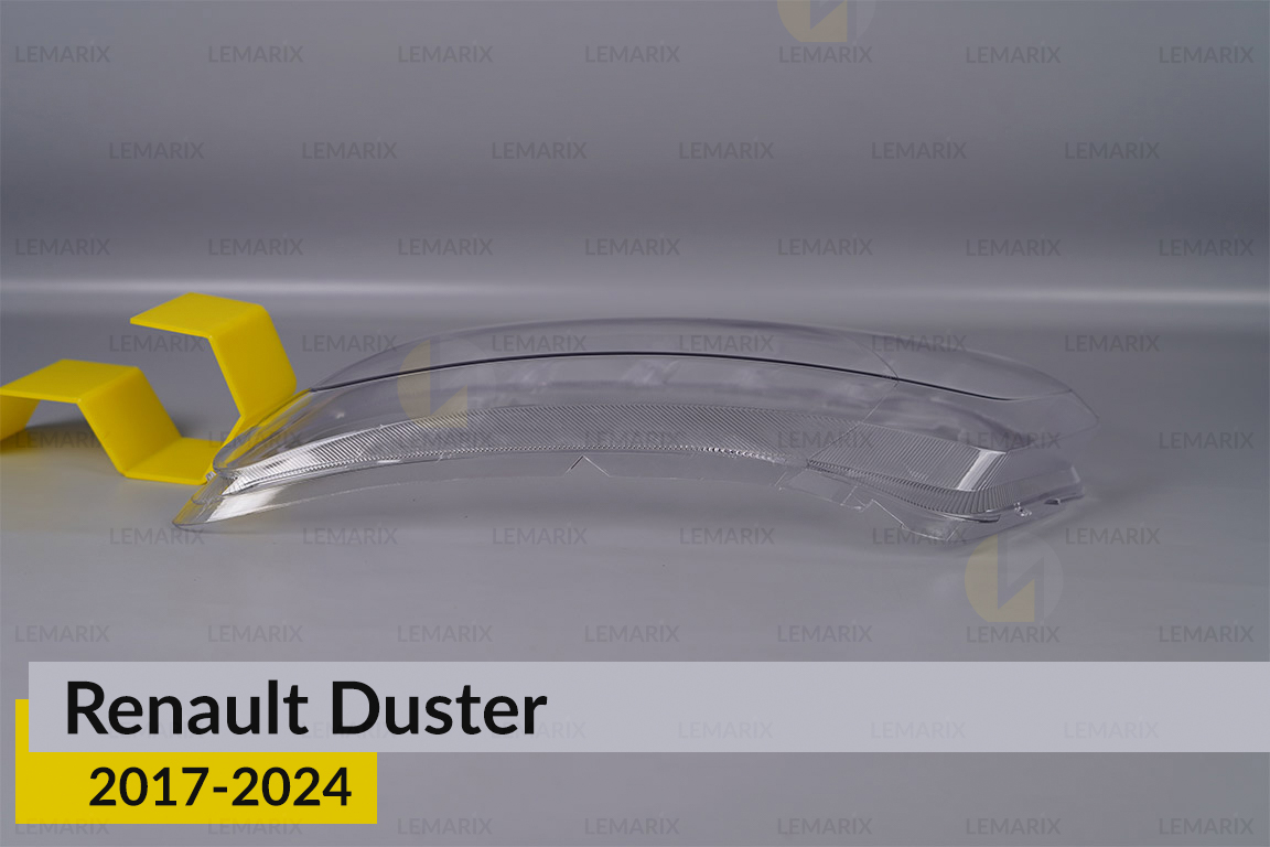 Скло фари Renault Duster LED (2017-2024) ліве
