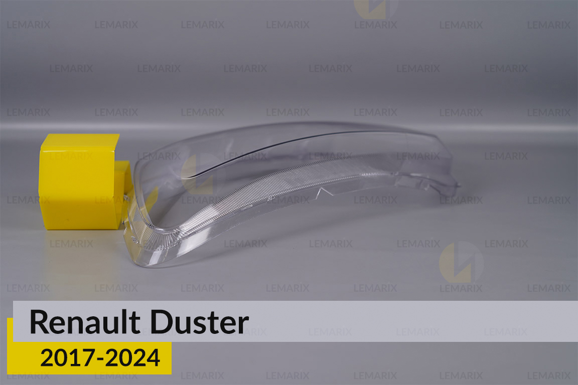 Скло фари Renault Duster LED (2017-2024) ліве