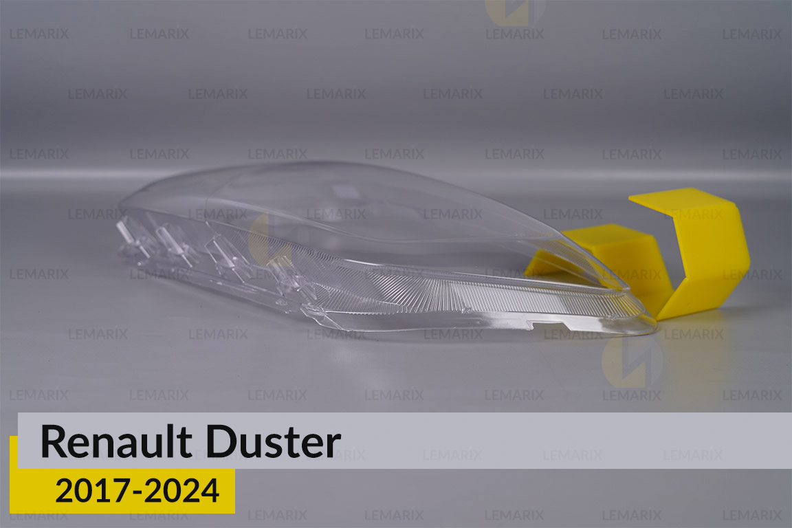 Скло фари Renault Duster LED (2017-2024) ліве