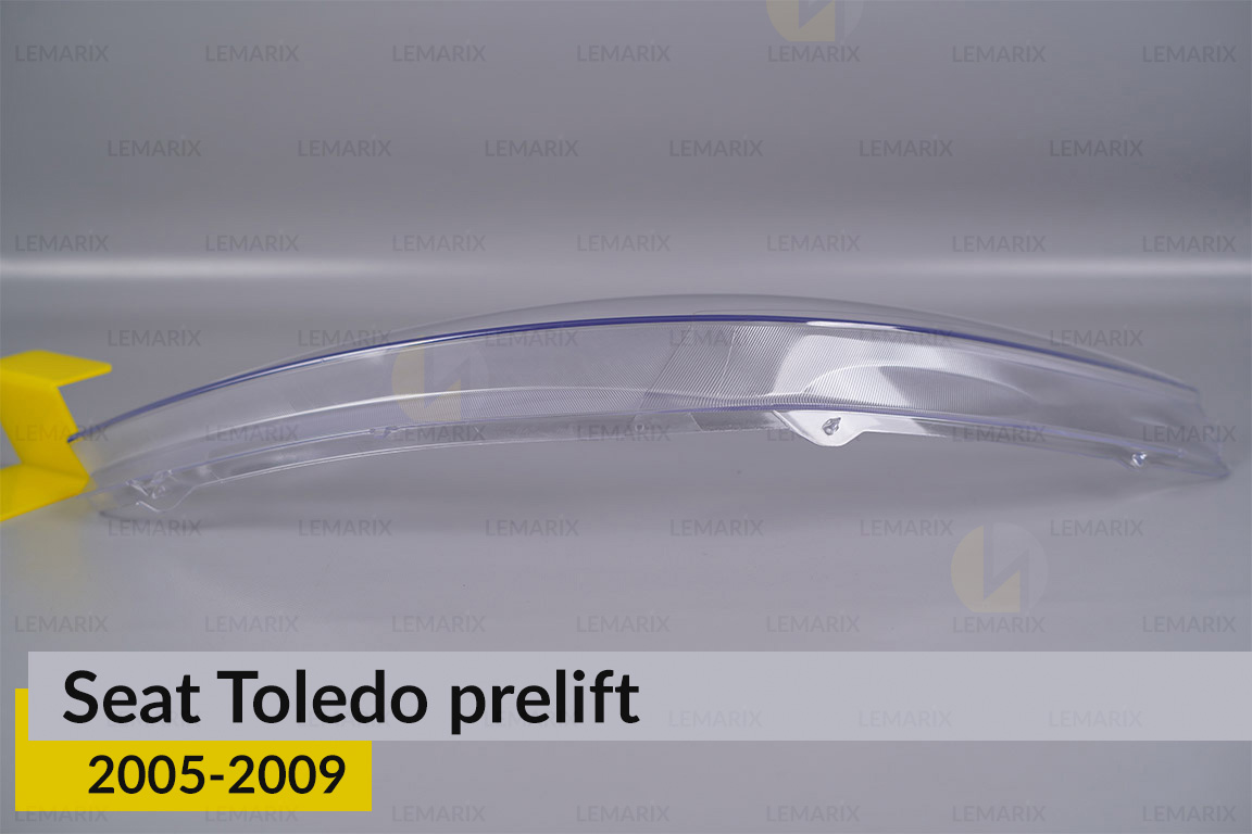Скло фари Seat Toledo (2005-2009) дорест ліве