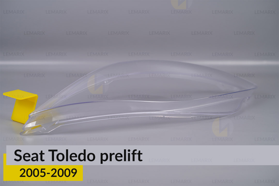 Скло фари Seat Toledo (2005-2009) дорест ліве