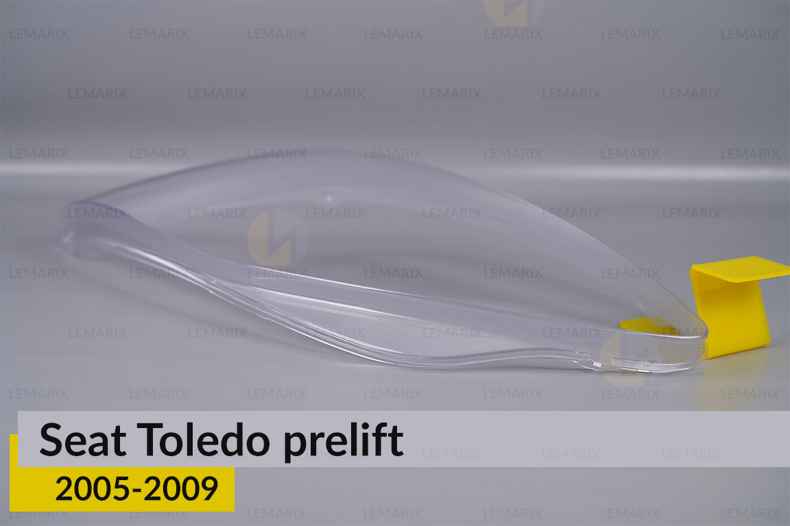 Скло фари Seat Toledo (2005-2009) дорест ліве