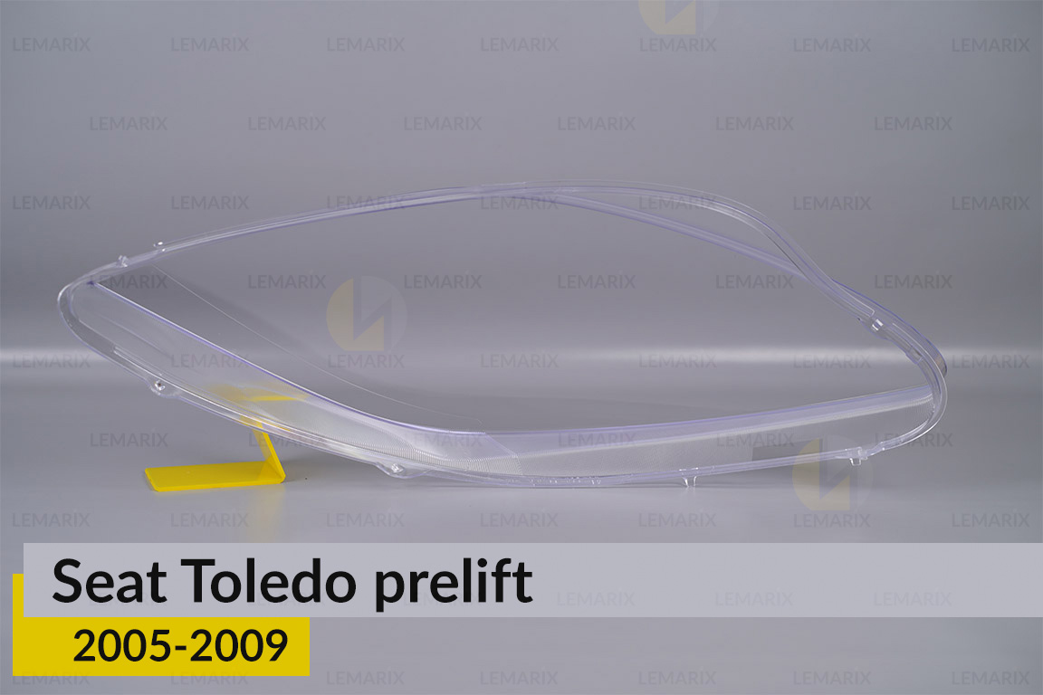 Скло фари Seat Toledo (2005-2009) дорест ліве