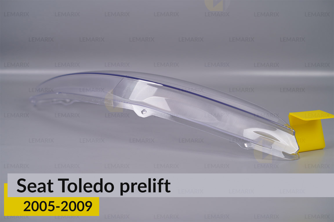 Скло фари Seat Toledo (2005-2009) дорест ліве