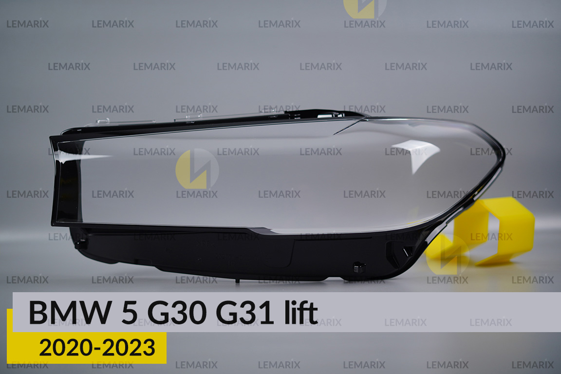Скло фари BMW 5 G30 G31 (2020-2023) рест ліве
