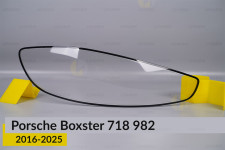 Скло заднього ліхтаря Porsche Boxster 718 982 (2016-2025) ліве