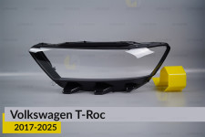 Скло фари VW Volkswagen T-Roc Full LED (2017-2025) ліве
