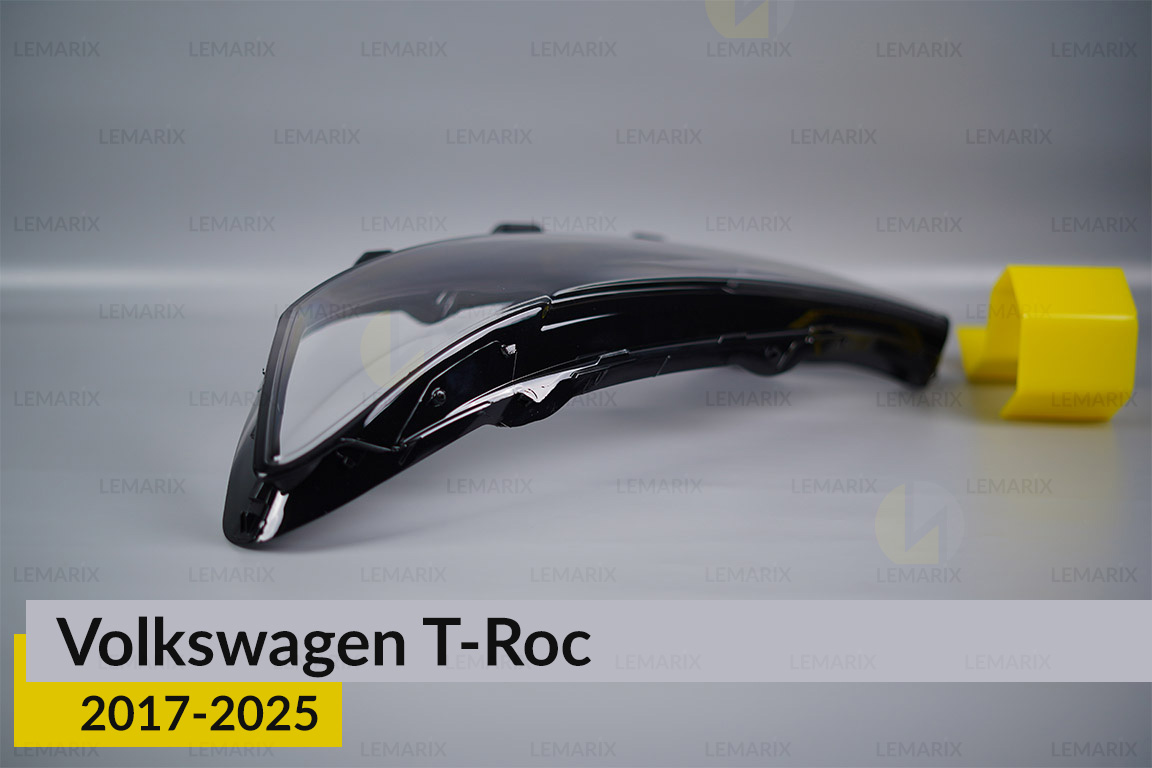 Скло фари VW Volkswagen T-Roc Full LED (2017-2025) ліве