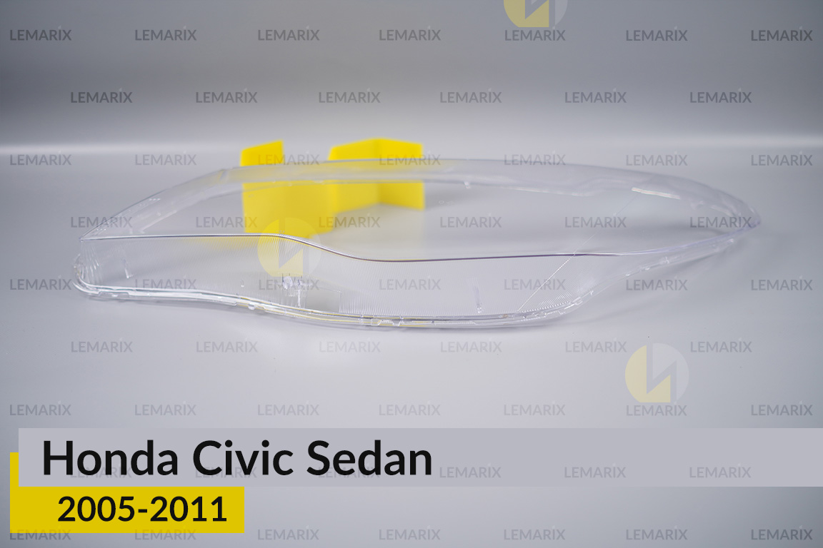 Скло фари Honda Civic Sedan (2005-2011) ліве