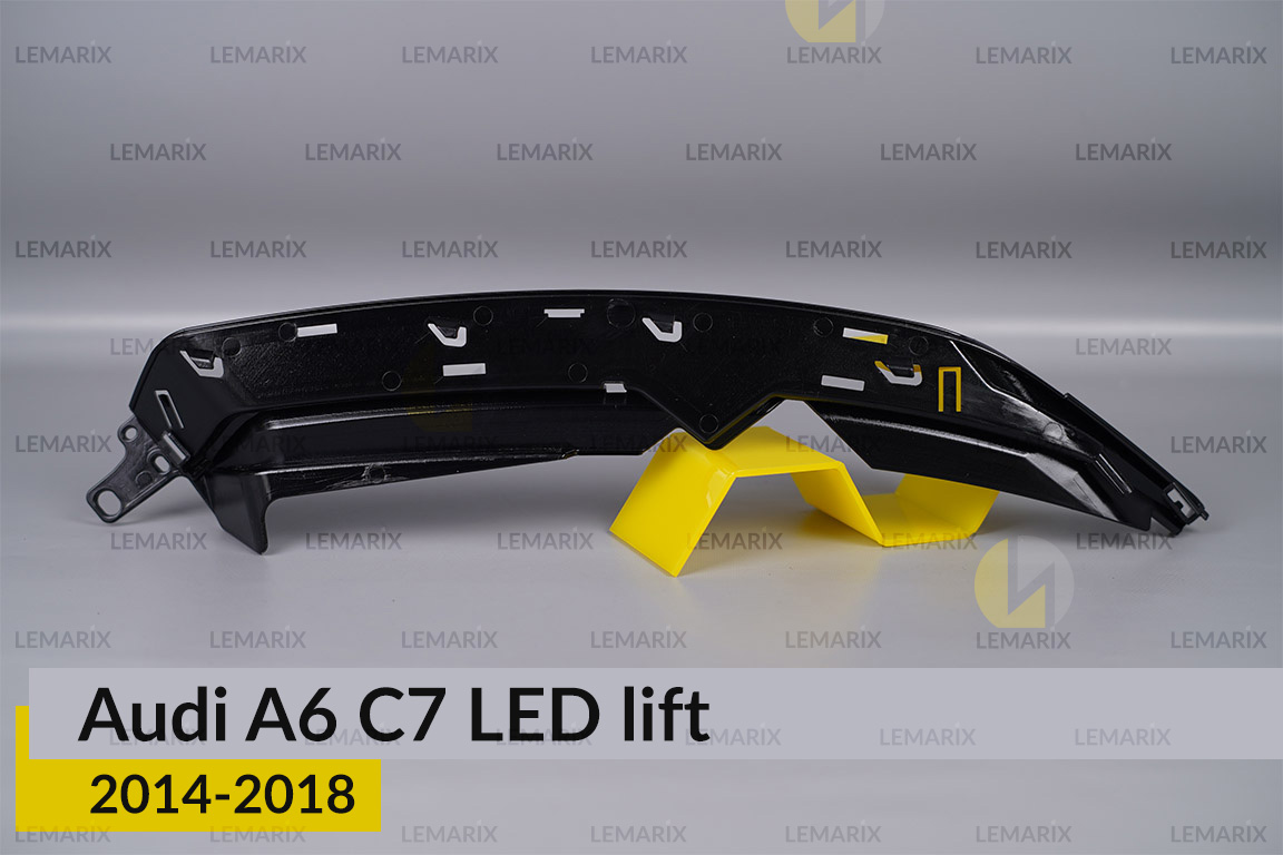 Декоративна маска 2 Audi A6 C7 LED (2014-2018) рест ліва