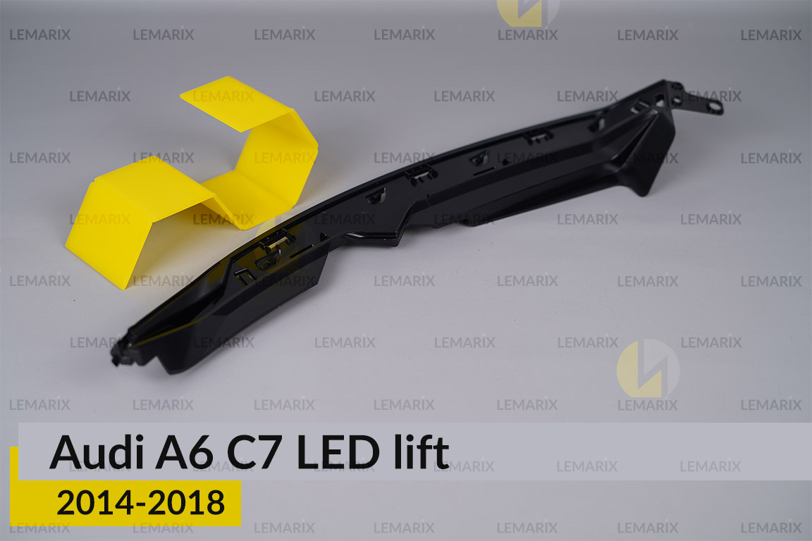 Декоративна маска 2 Audi A6 C7 LED (2014-2018) рест ліва