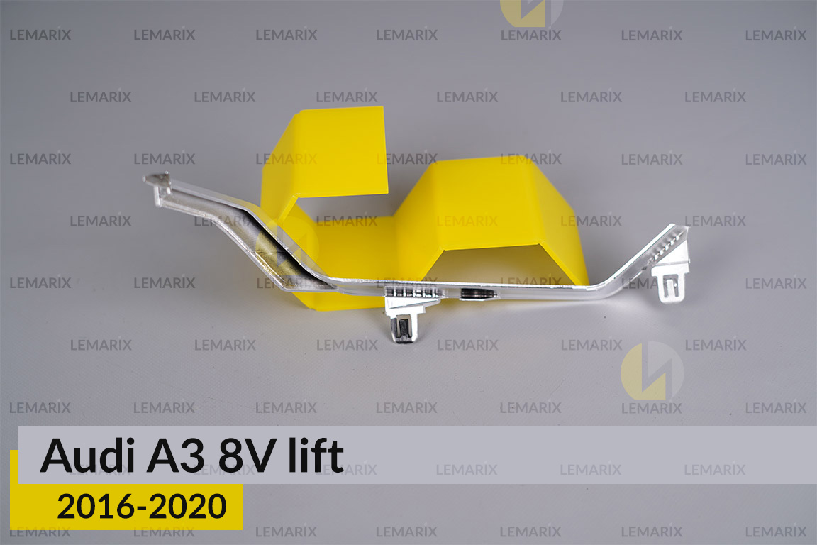 Хромована декоративна маска нижня Audi A3 8V (2016-2020) рест ліва