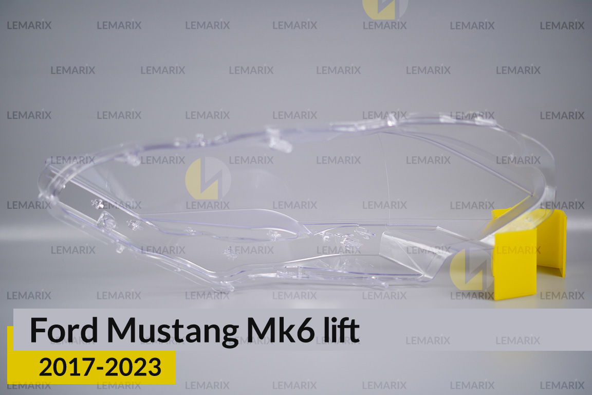 Скло фари Ford Mustang Mk6 (2017-2024) рест праве