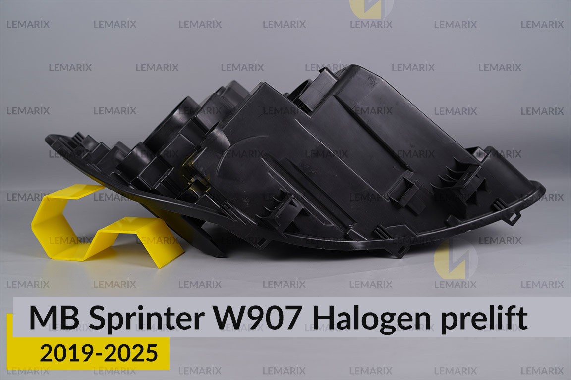 Корпус фари Mercedes-Benz Sprinter W907 Halogen (2019-2025) дорест лівий