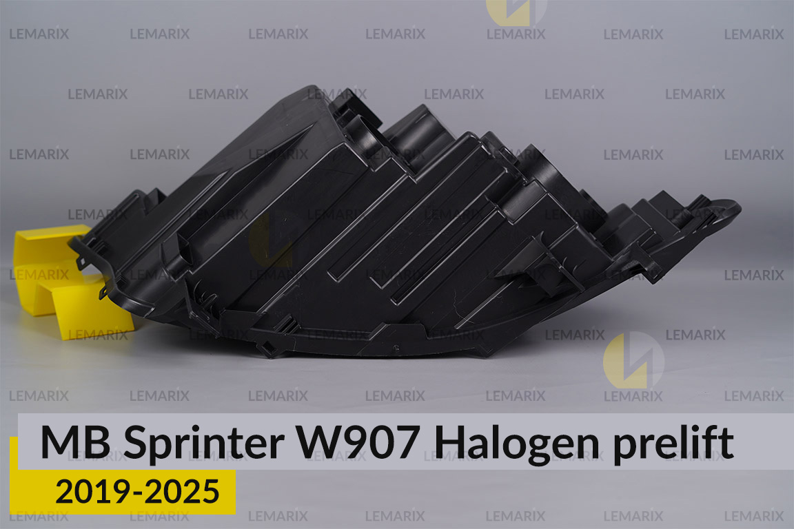 Корпус фари Mercedes-Benz Sprinter W907 Halogen (2019-2025) дорест лівий
