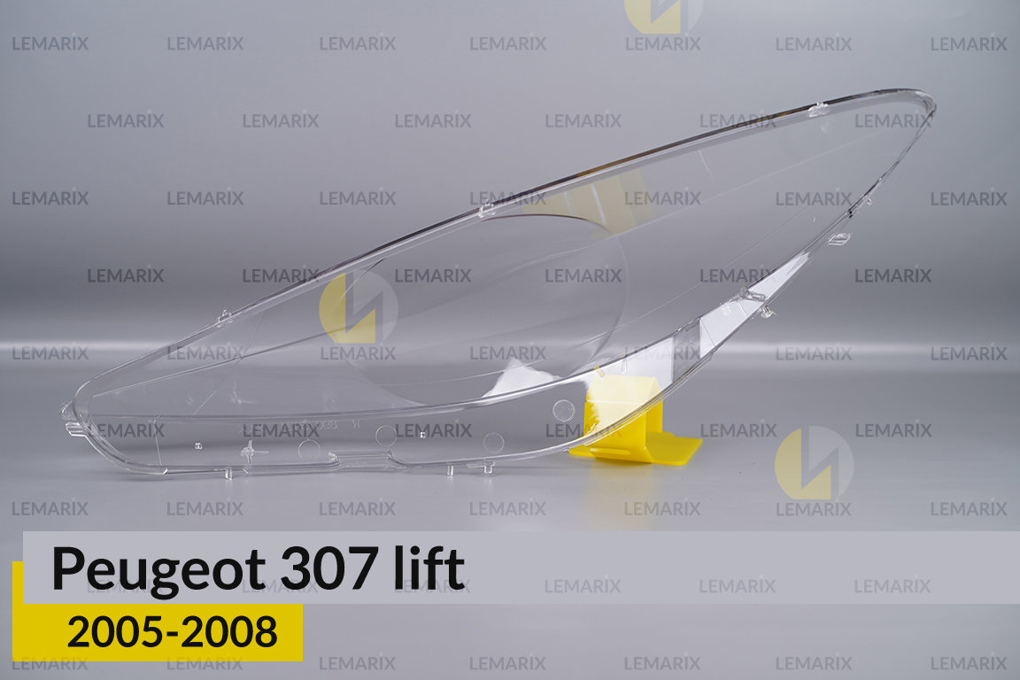 Скло фари Peugeot 307 (2005-2008) рест праве