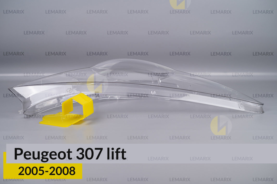 Скло фари Peugeot 307 (2005-2008) рест праве