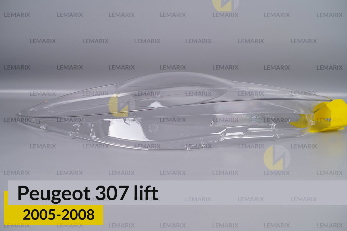 Скло фари Peugeot 307 (2005-2008) рест праве