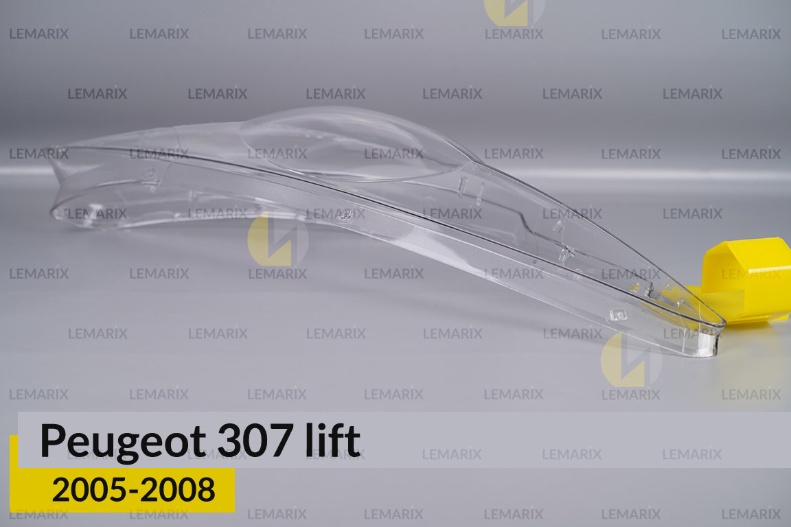 Скло фари Peugeot 307 (2005-2008) рест праве