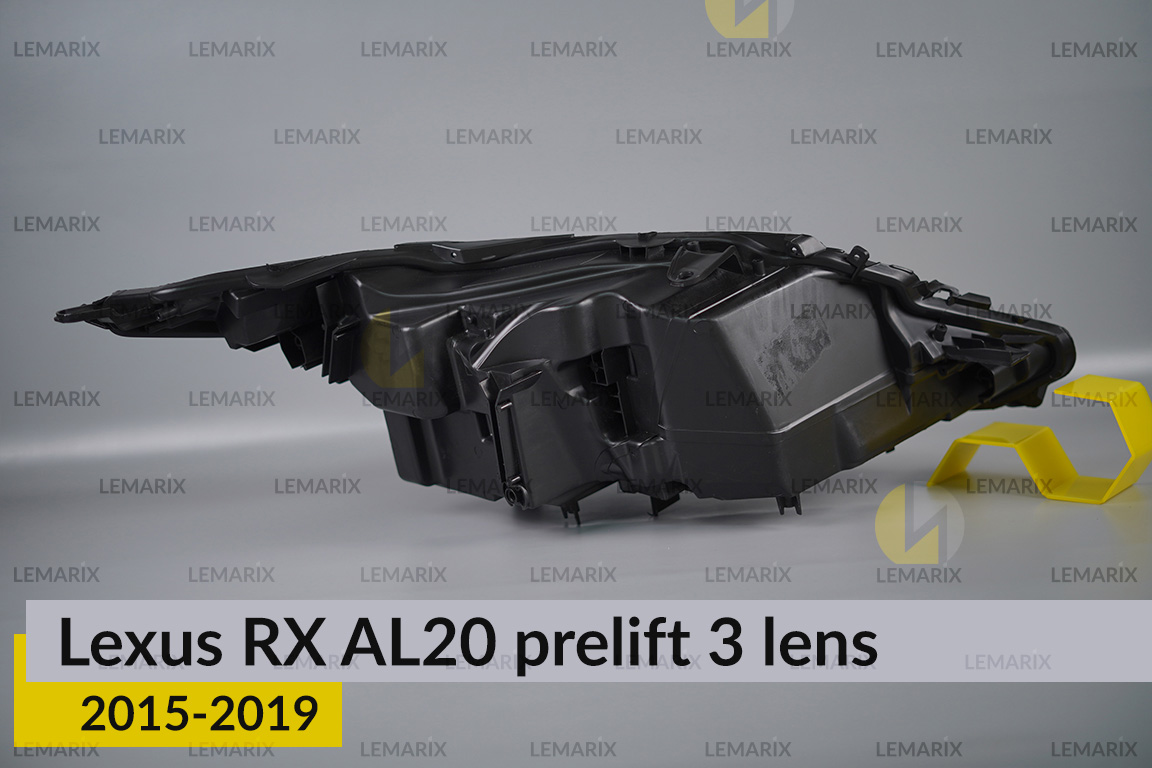 Корпус фари Lexus RX AL20 3 лінзи (2015-2019) дорест лівий