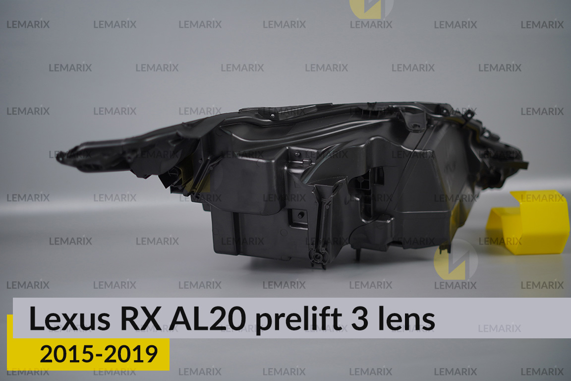Корпус фари Lexus RX AL20 3 лінзи (2015-2019) дорест лівий