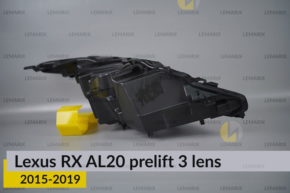 Корпус фари Lexus RX AL20 3 лінзи (2015-2019) дорест лівий