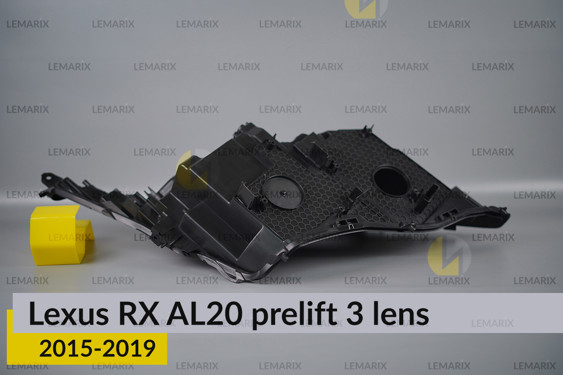 Корпус фари Lexus RX AL20 3 лінзи (2015-2019) дорест лівий