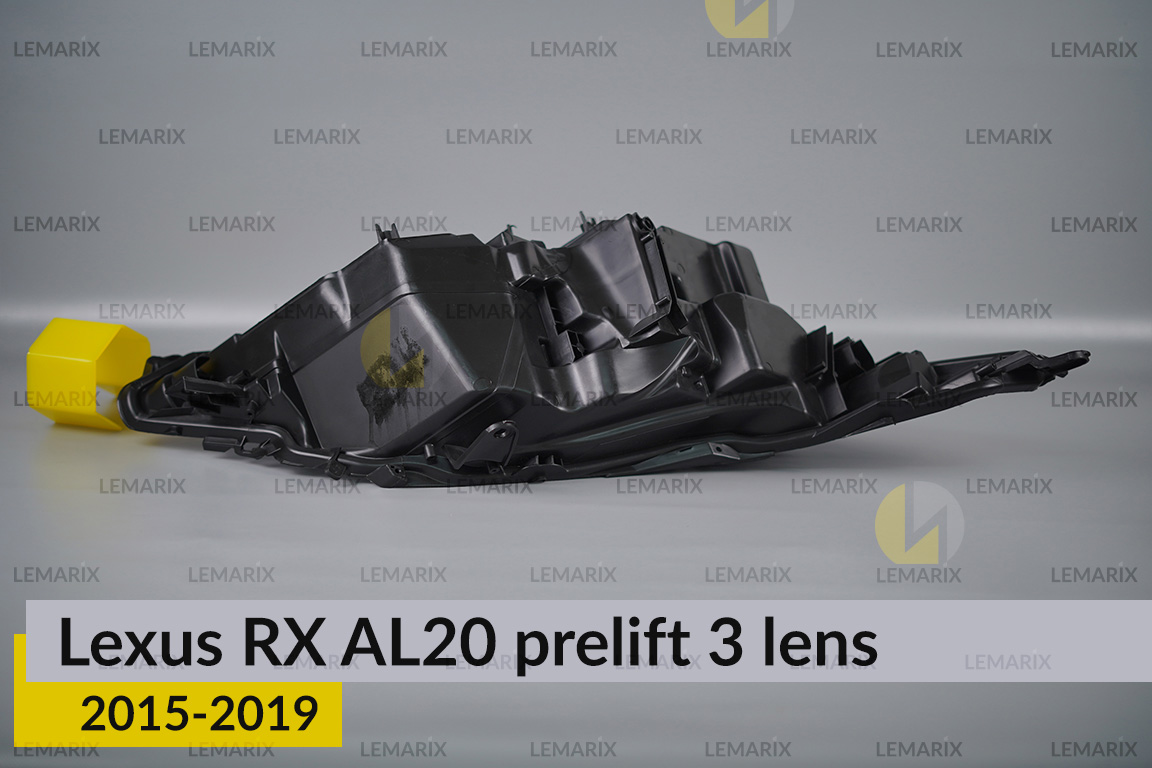 Корпус фари Lexus RX AL20 3 лінзи (2015-2019) дорест лівий