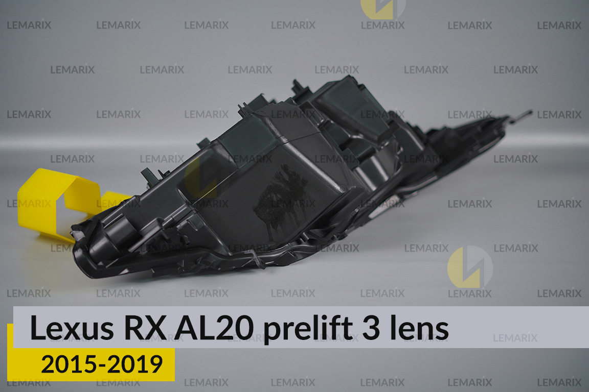 Корпус фари Lexus RX AL20 3 лінзи (2015-2019) дорест лівий