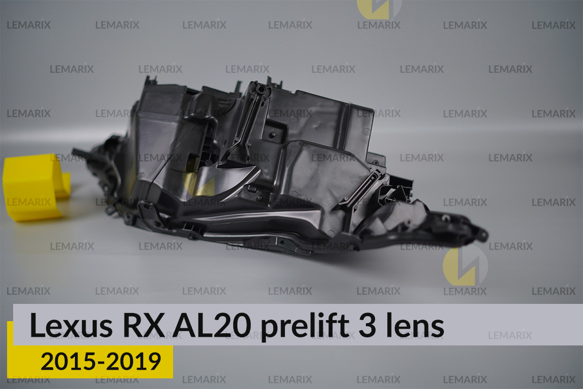 Корпус фари Lexus RX AL20 3 лінзи (2015-2019) дорест лівий